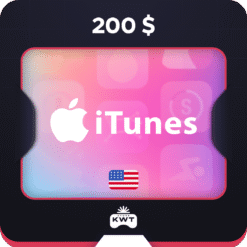 ايتونز للحساب الامريكي 200$ دولار